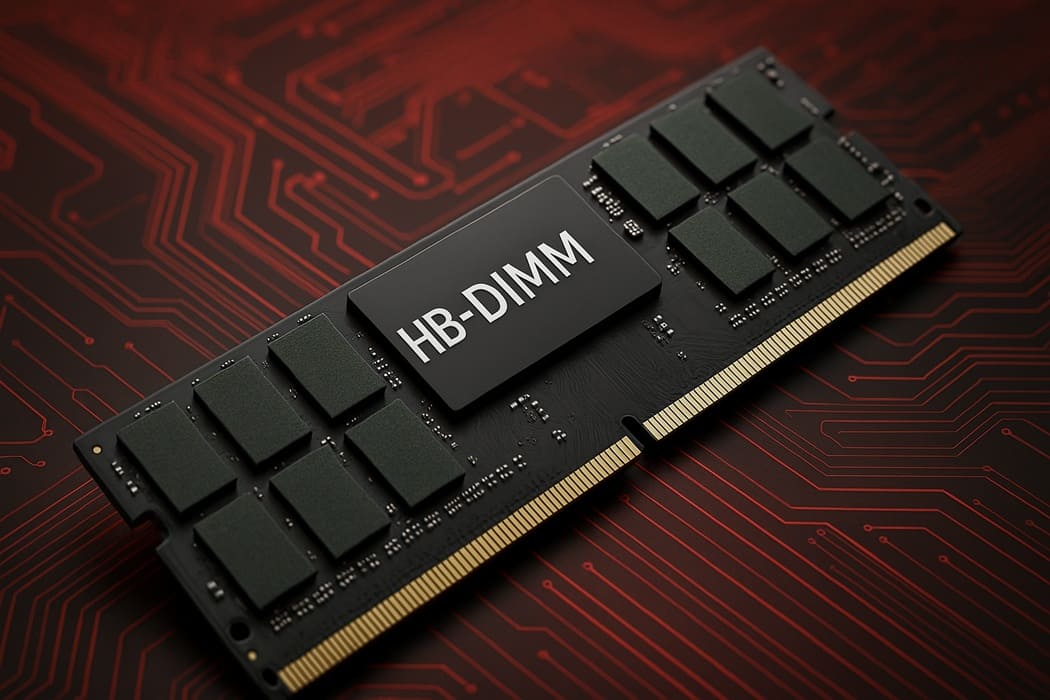 AMD patenta el nuevo estándar HB-DIMM para duplicar el ancho de banda de la memoria DDR5