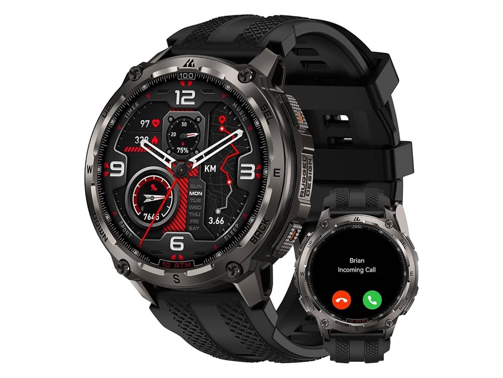 Kospet Tank M4: el nuevo smartwatch redondo con pantalla AMOLED, GNSS de doble banda y autonomía de 15 días