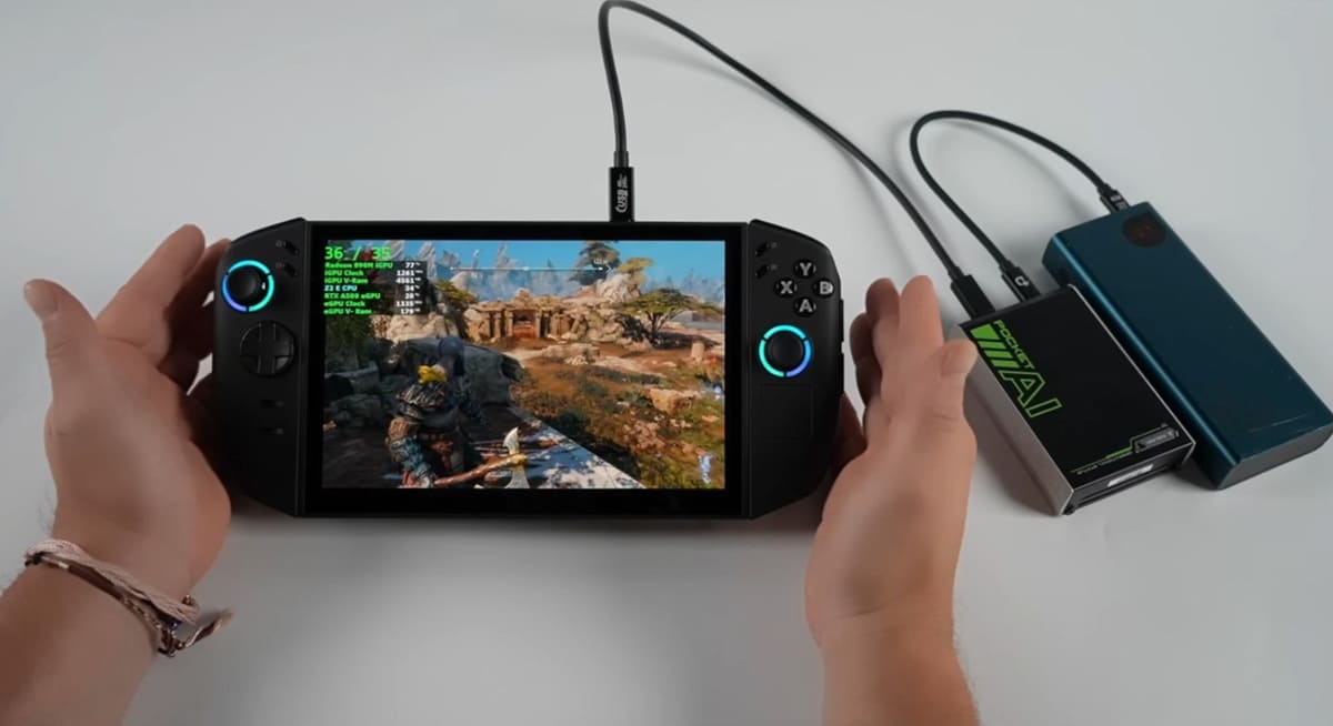 ETA PRIME demuestra un sistema dual-GPU portátil con la Lenovo Legion Go 2 y una RTX A500