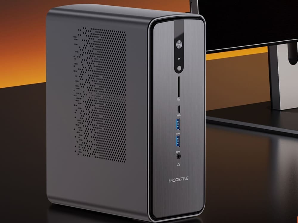 Morefine H1: mini PC con Ryzen AI Max+ Pro 395, 128 GB LPDDR5x y soporte para 4 monitores 4K