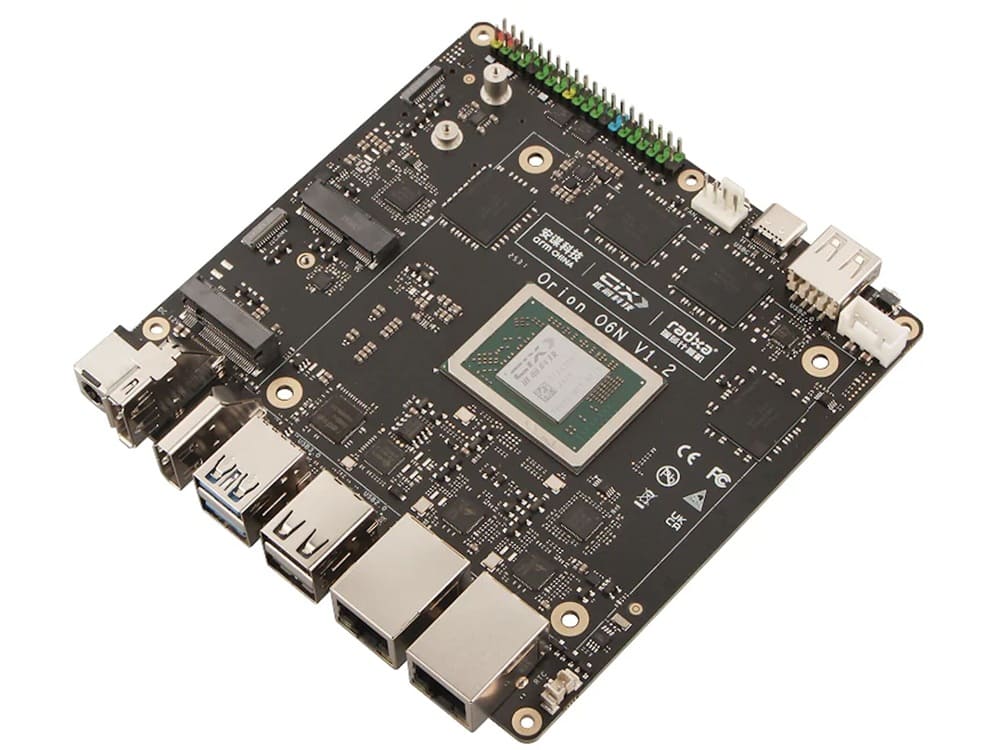 Radxa Orion O6N: potente placa Nano-ITX con hasta 64 GB de RAM LPDDR5 y NPU de 30 TOPS