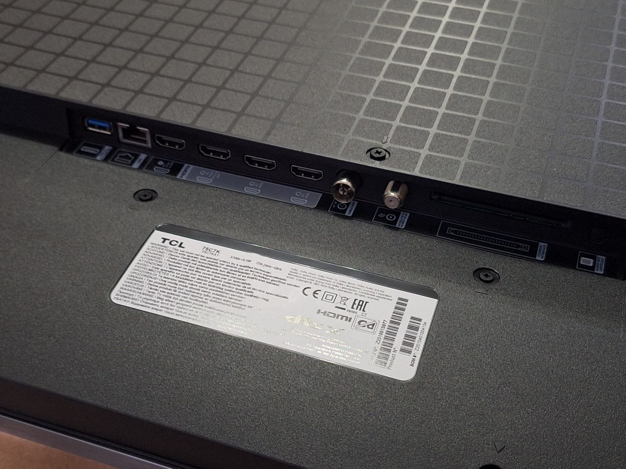 Análisis TCL 75C7K: el MiniLED que quiere conquistar la gama media-alta