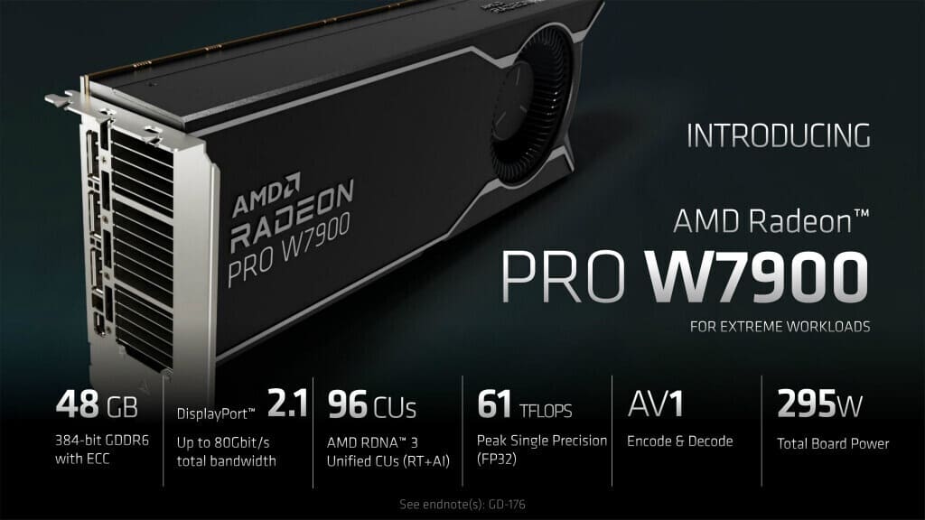 AMD prepara la Radeon PRO W7900D, una posible versión regional para el mercado chino