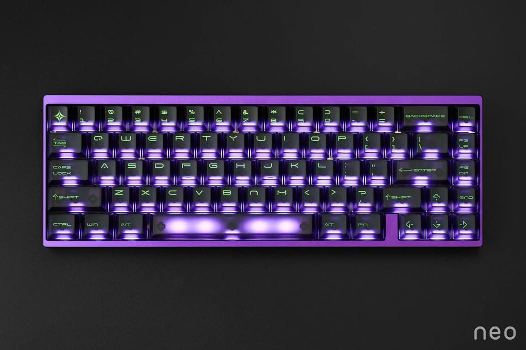 Qwertykeys lanza el módulo Sonic He+ para convertir el Neo65 en un teclado Hall Effect con 8.000 Hz