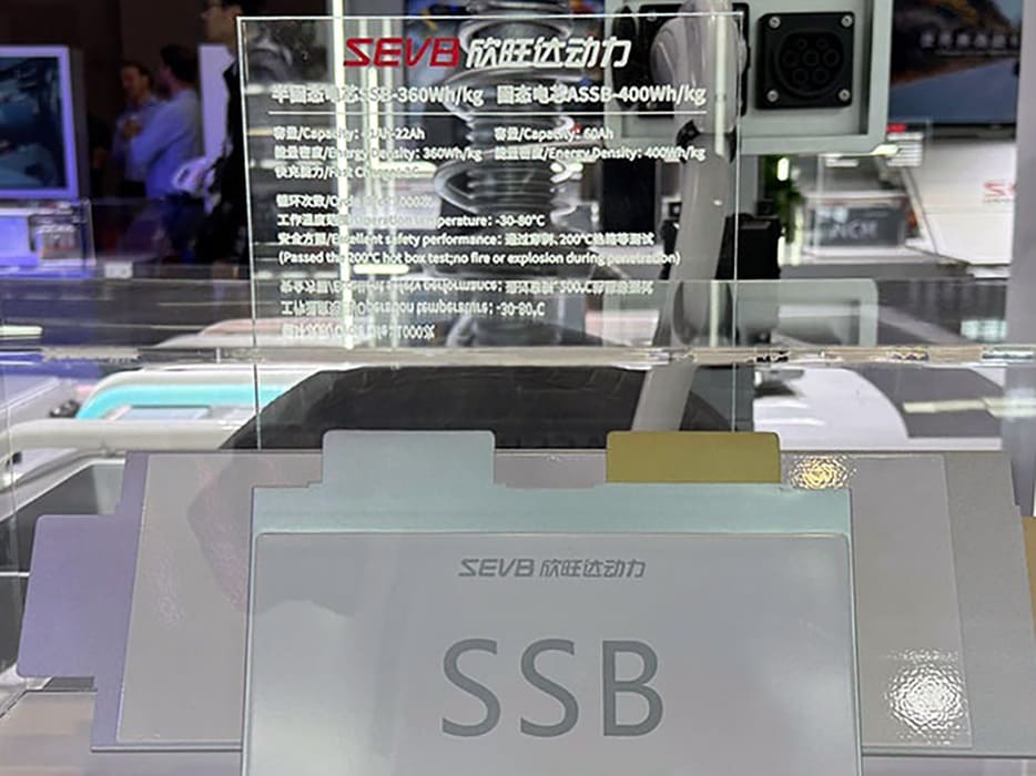 Sunwoda inicia la producción en masa de baterías de estado sólido de 400 Wh/kg