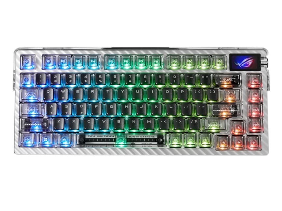ASUS presenta el ROG Night Demon Extreme SE, un teclado premium transparente basado en el ROG Azoth Extreme