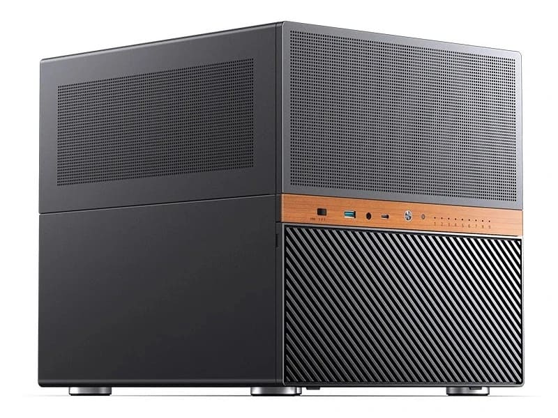 Jonsbo N6: chasis NAS compacto con espacio para nueve discos duros y diseño de doble compartimento