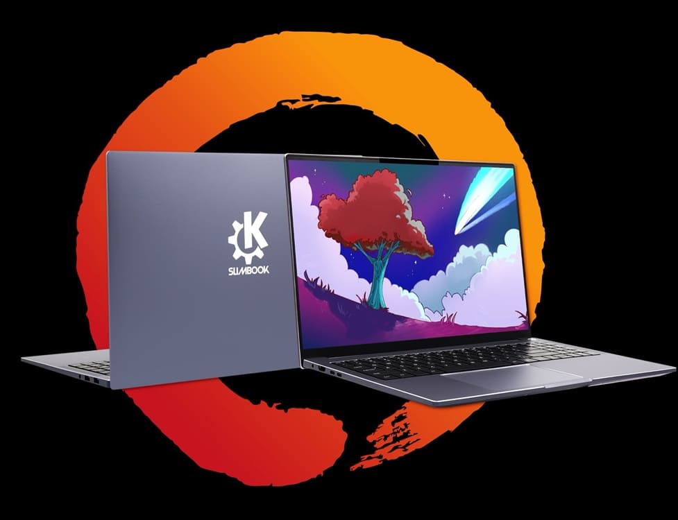 KDE Slimbook VII llega con Ryzen AI 9 365, pantalla 2.5K 165 Hz y hasta 128 GB de RAM