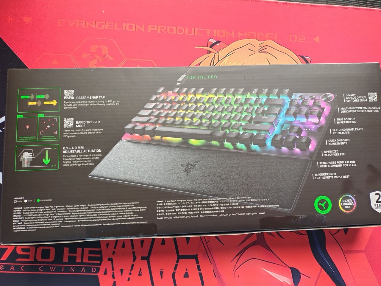Análisis Razer Huntsman V3 Pro TKL 8K Hz — Velocidad extrema para competición