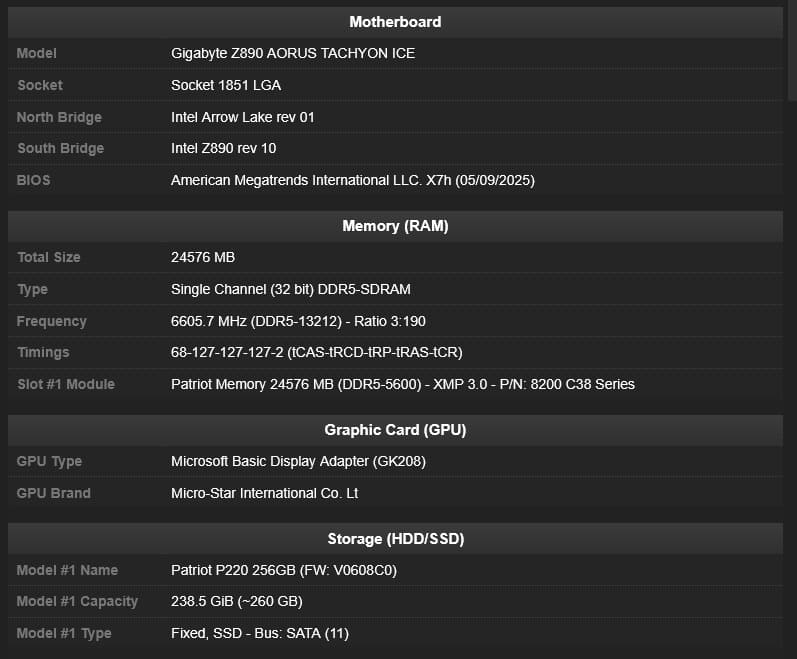 Patriot Viper Xtreme 5 DDR5 supera los 13.200 MT/s y establece un nuevo récord mundial