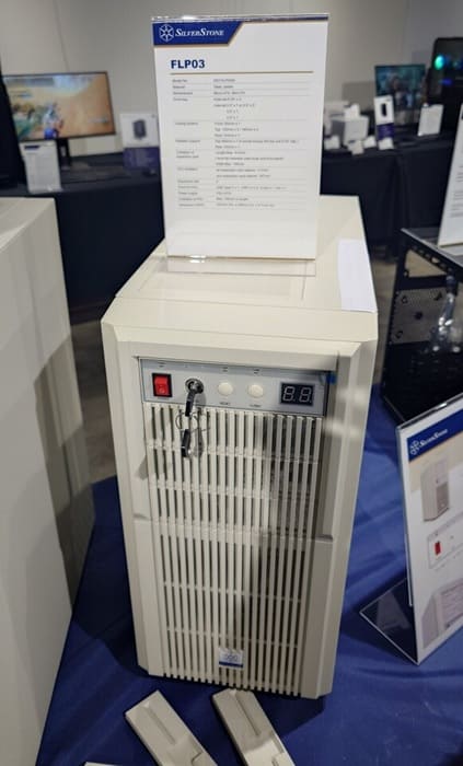 SilverStone FLP03: nuevo chasis retro con GPU de 412 mm y triple bahía de 5,25 pulgadas