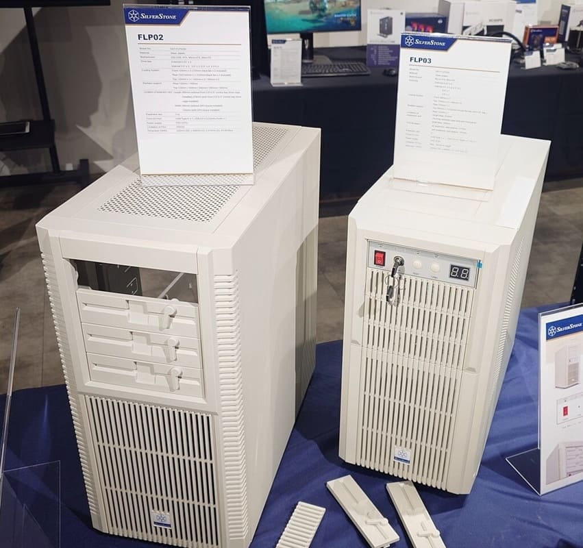 SilverStone FLP03: nuevo chasis retro con GPU de 412 mm y triple bahía de 5,25 pulgadas