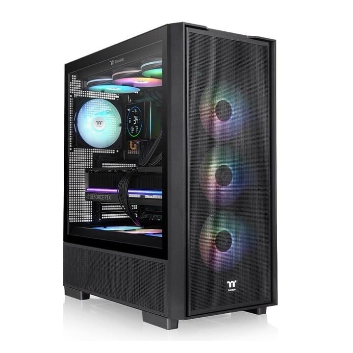 Thermaltake S380 TG ARGB: semitorre con soporte BTF y flujo avanzado