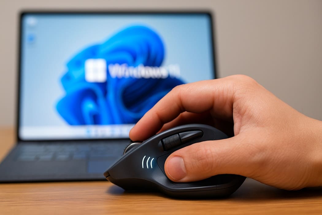 Microsoft prueba vibración háptica en ratones para Windows 11
