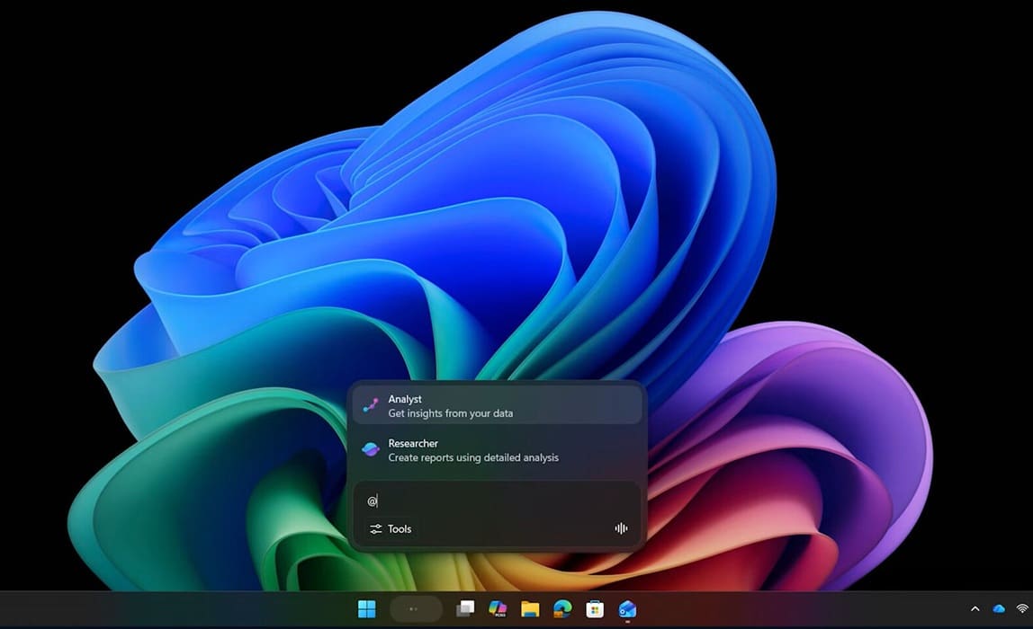 Windows 11 integra agentes de IA en la barra de tareas con nuevas funciones agentic