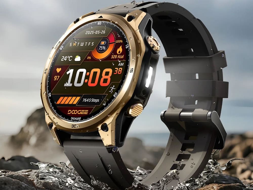 Doogee Anywise W1: smartwatch asequible con pantalla AMOLED y sensores de salud avanzados
