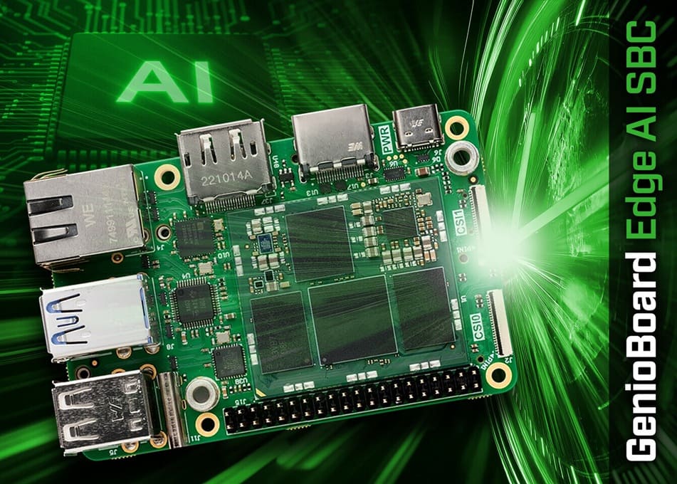 Grinn GenioBoard: nueva placa SBC compacta y lista para IA con procesador MediaTek Genio