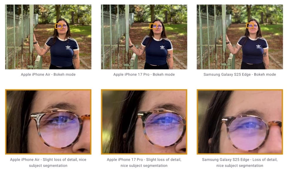 El iPhone Air decepciona en DxOMark por su única cámara trasera de 48 MP