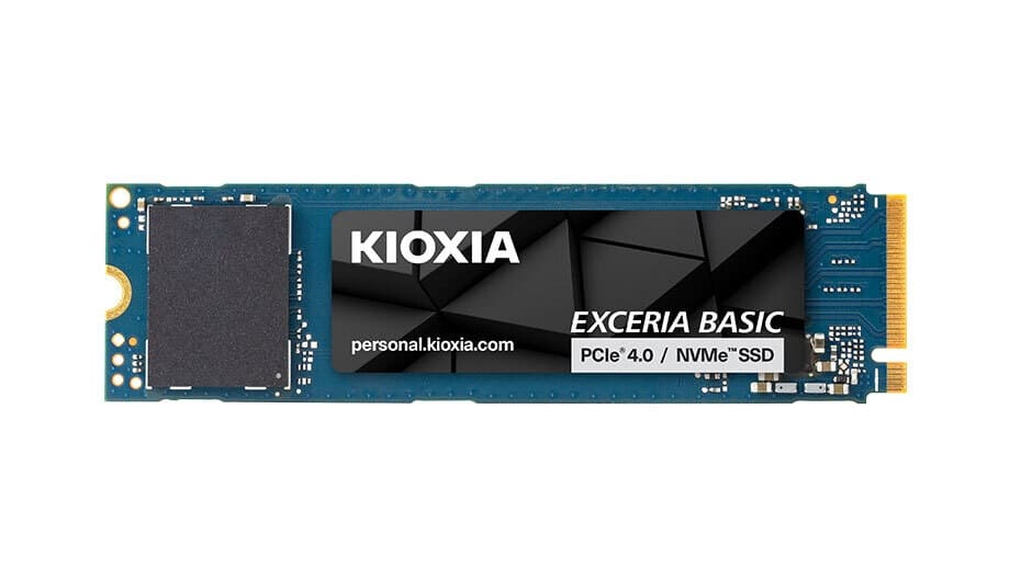 KIOXIA presenta los nuevos SSD EXCERIA BASIC con velocidades de hasta 7.300 MB/s