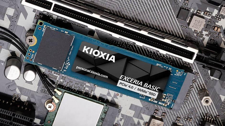 KIOXIA presenta los nuevos SSD EXCERIA BASIC con velocidades de hasta 7.300 MB/s