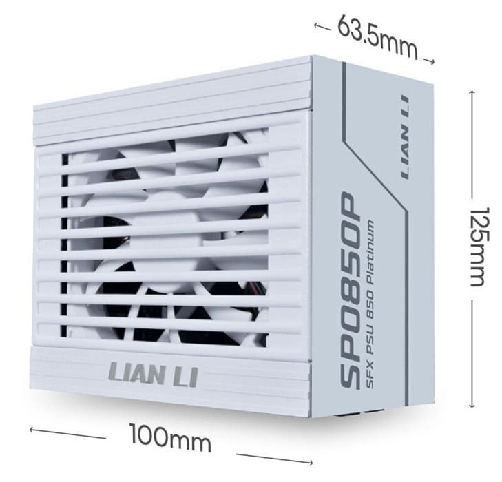 Lian Li SP Platinum: nuevas fuentes SFX de 850 W y 1000 W con certificación 80 Plus Platinum