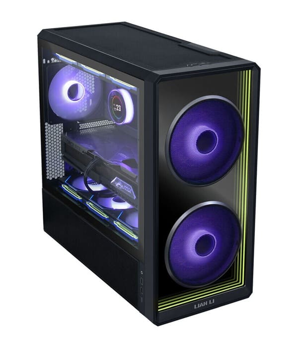 Lian Li Lancool 217 INF: nuevo chasis con panel frontal de espejo infinito y triple ventilador ARGB