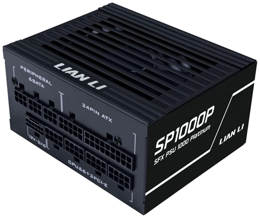 Lian Li SP Platinum: nuevas fuentes SFX de 850 W y 1000 W con certificación 80 Plus Platinum