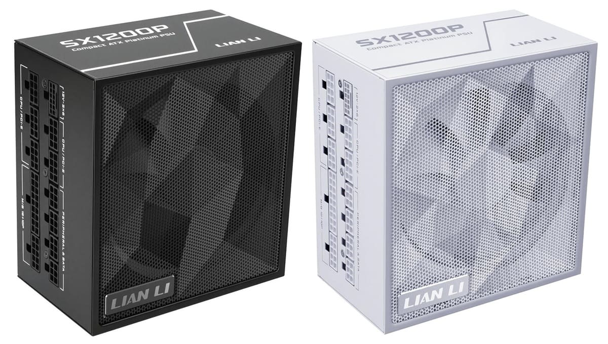 Nuevas Lian Li SX Series: fuentes Platinum con ATX 3.1, 12V-2x6 y hasta 1200W