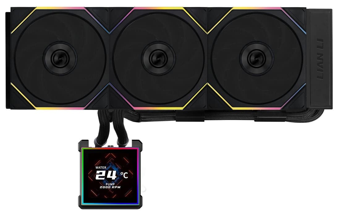Lian Li HydroShift II LCD-S: refrigeración líquida con pantalla magnética y radiador slim de 24 mm