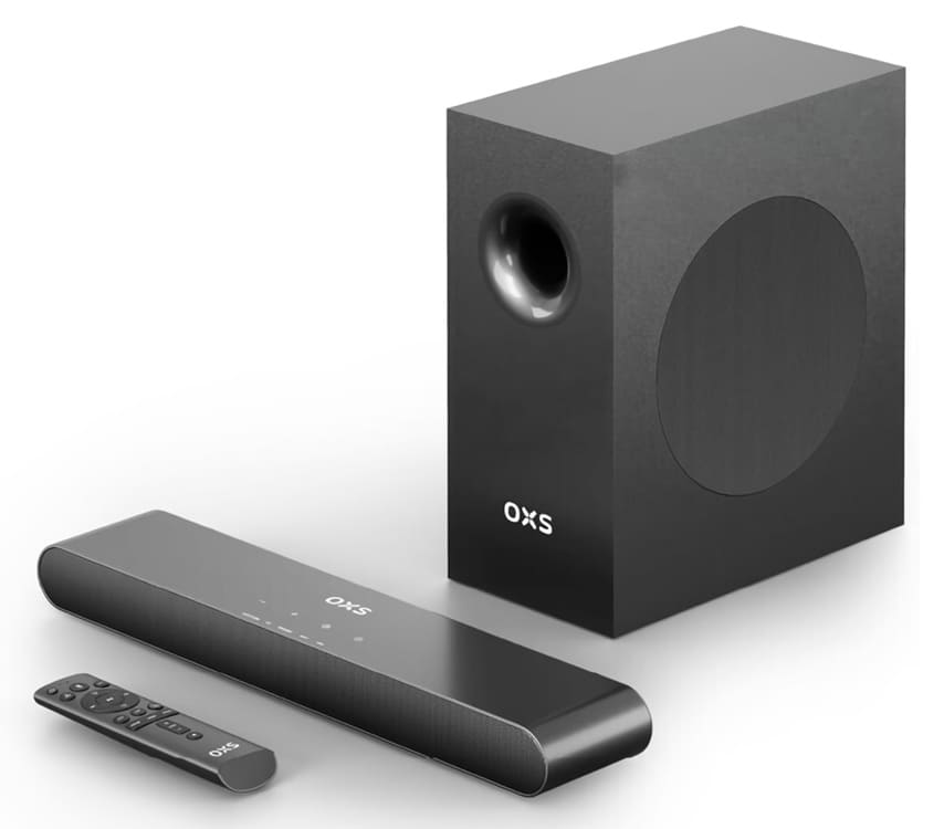 OXS S21: barra de sonido compacta 2.1 con 240W y graves de 45 Hz por 130€