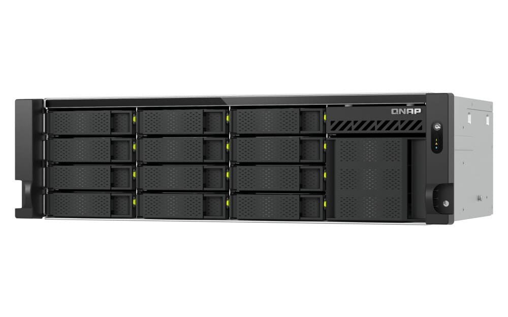 QNAP TS-h1655XeU-RP: NAS profesional de 10 GbE con ZFS y diseño compacto para racks de poca profundidad