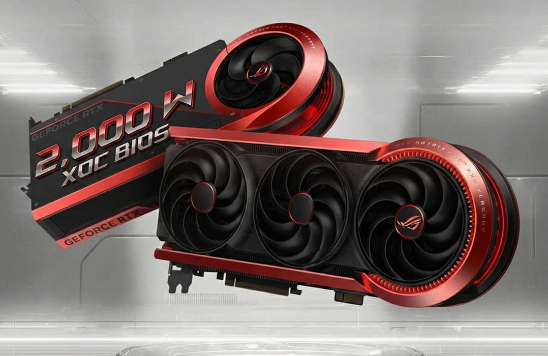 ASUS RTX 5090 recibe un XOC BIOS extremo con límite de 2.002W