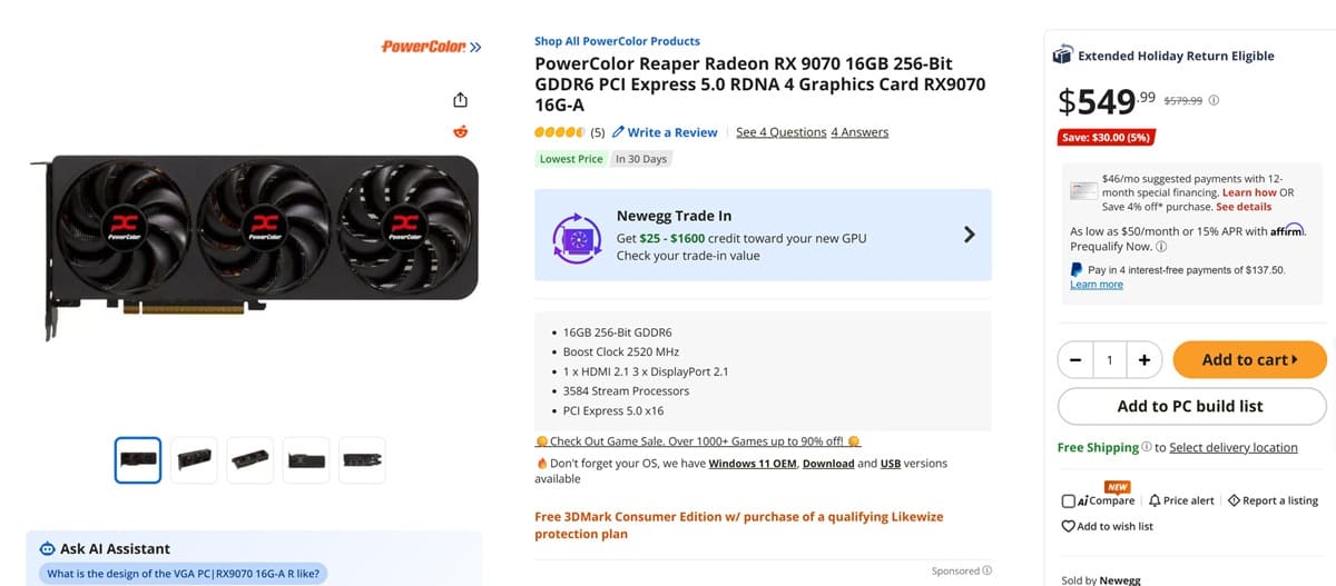 Las AMD Radeon RX 9070 y RX 9070 XT alcanzan por fin sus precios oficiales de lanzamiento