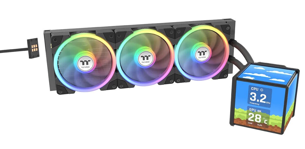 Thermaltake MINECUBE 360 Ultra: pantalla cúbica y refrigeración de precisión