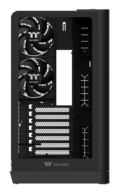 Thermaltake presenta el View 390 TG, un chasis ATX con panel curvado de vidrio y soporte para placas con conectores ocultos