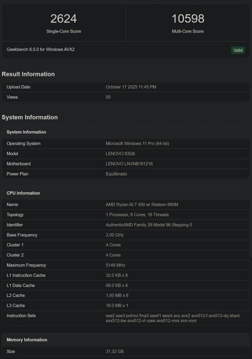 Los AMD Ryzen AI 400 Gorgon Point aparecen en Geekbench con mejoras limitadas