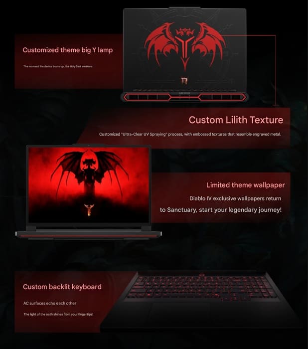 Lenovo Legion Y9000P Diablo IV: portátil gaming extremo con RTX 5080 y OLED de 240 Hz