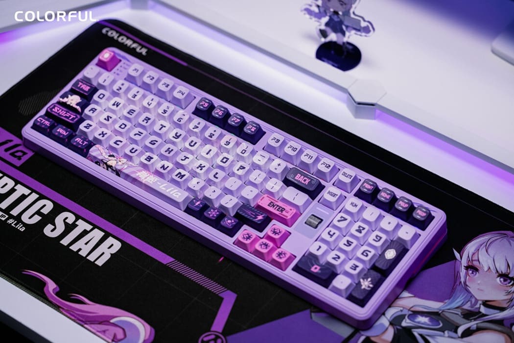 Colorful Qingyu 98 Ultra debuta con interruptores magnéticos Purple Flame
