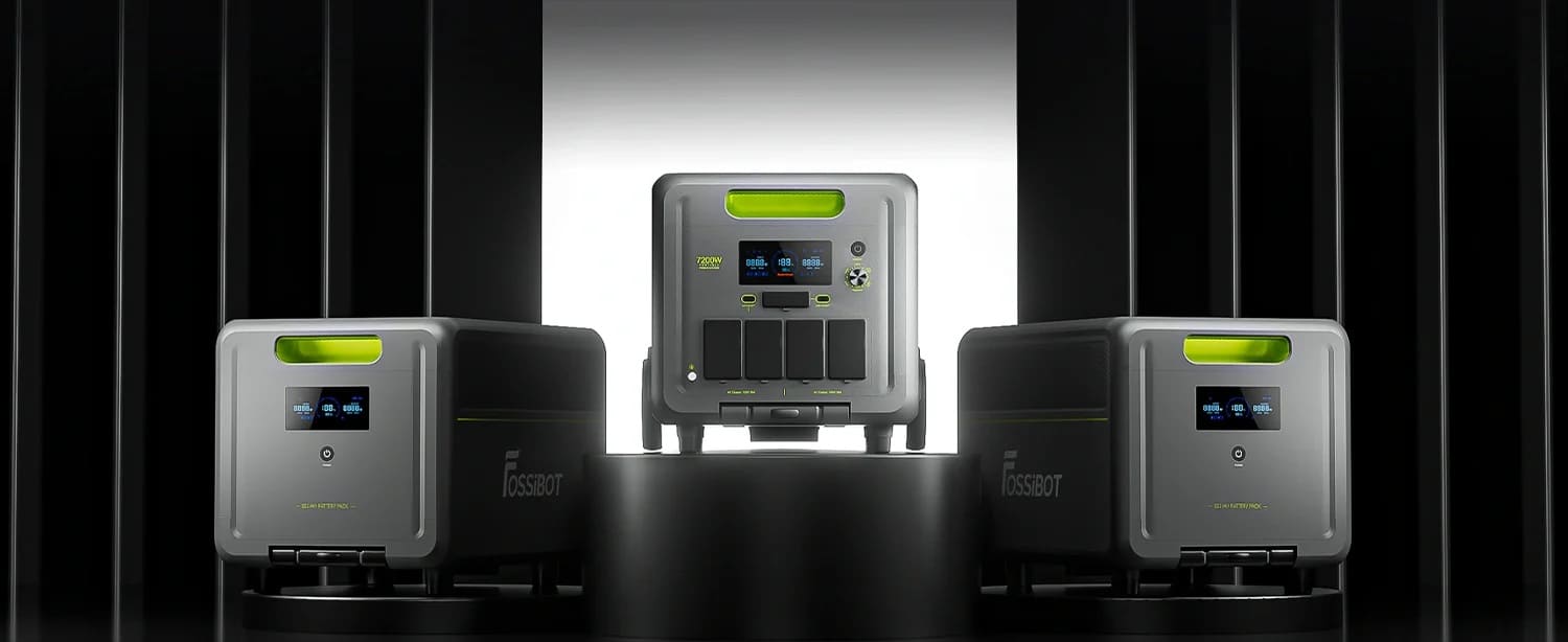 Fossibot F7200: estación portátil de 7.200W con batería LiFePO₄ de 5,2 kWh