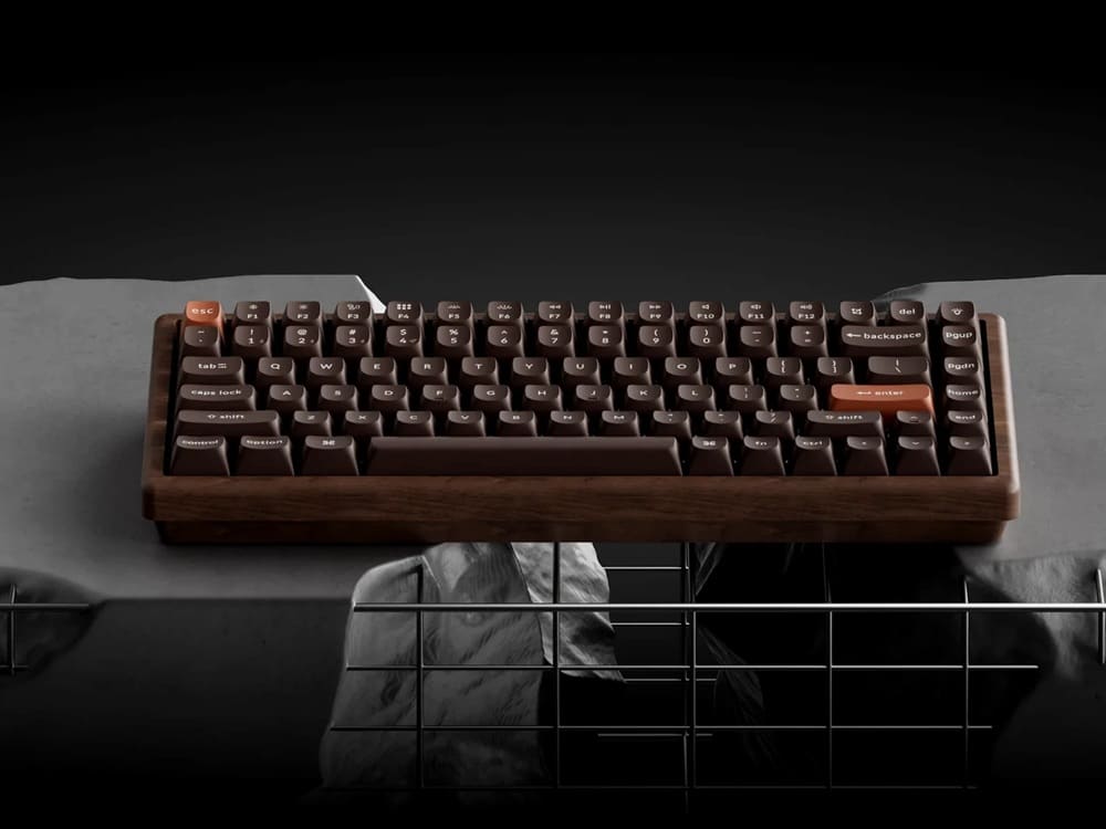 Keychron K2 HE All-Wood Special Edition: teclado inalámbrico con cuerpo de nogal y acabado premium