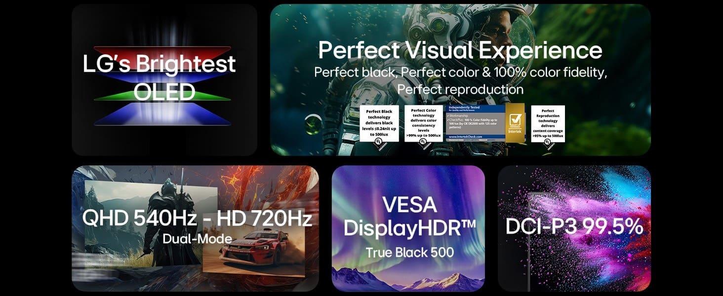 LG UltraGear 27GX790B-B llega a Norteamérica con OLED Tandem de 540 Hz y modo dual de 720 Hz