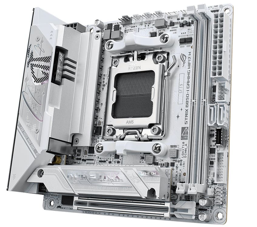 ASUS ROG Strix B850-I Gaming WiFi7 White Edition: el nuevo giro Mini-ITX de la firma taiwanesa
