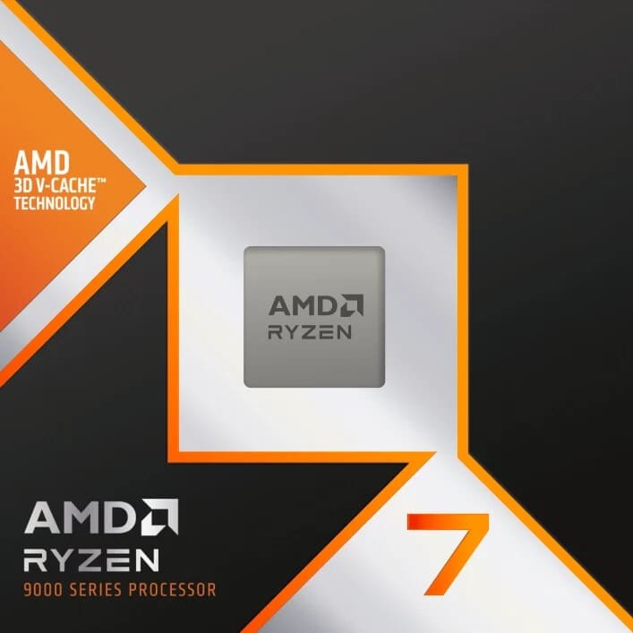 AMD Ryzen 7 9850X3D aparece en un nuevo registro con 120W de TDP
