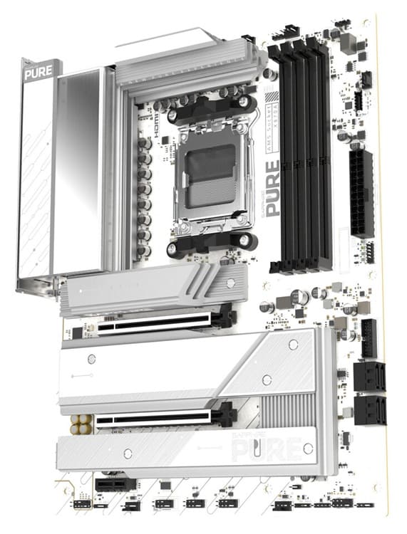 Sapphire detalla la placa base PURE X870A WIFI 7 para AM5