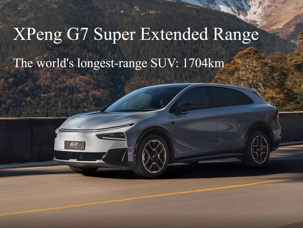 XPeng G7 EREV presume de autonomía récord combinada con más de 1.700 km