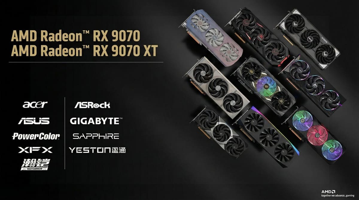 AMD confirma subida de precios en las Radeon RX 9000: aumentos de hasta 20$ por modelo