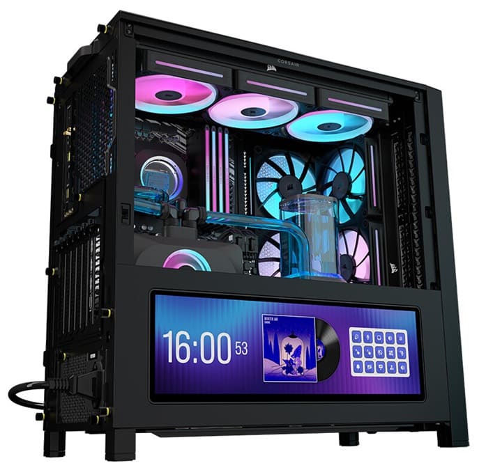 Corsair FRAME 4000D LCD RS ARGB: torre modular con pantalla táctil XENEON EDGE