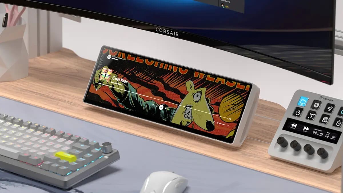 Corsair amplía la Xeneon Edge 14.5 con nuevos acabados Atomic Purple y White