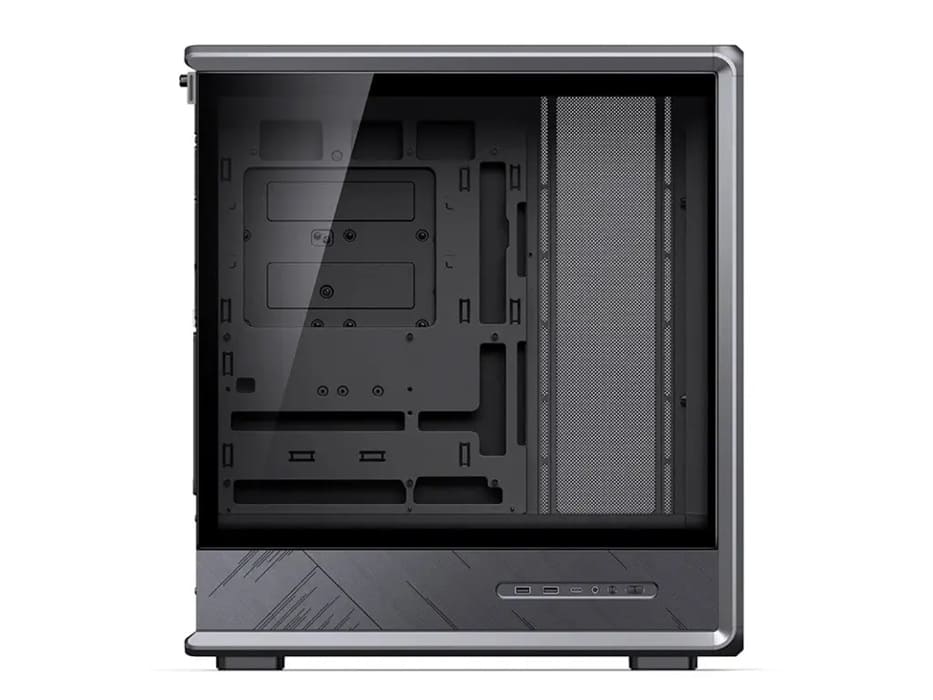 JONSBO D401 Black apuesta por un chasis mid-tower con exoesqueleto metálico y alto flujo de aire