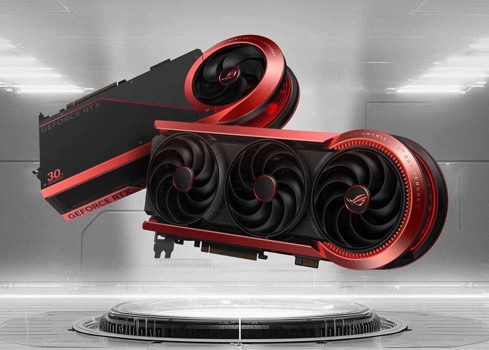 ASUS ROG Matrix Platinum RTX 5090 30th Anniversary retrasa su lanzamiento por fallo de calidad